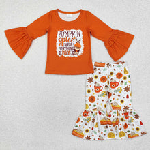 Load image into Gallery viewer, Sibling Baby Girls Fall Shirt Bell Pants Outfits Sets

