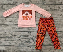 Load image into Gallery viewer, Baby Girls Leopard Pumpkin Top Legging Outfits Clothes Sets
