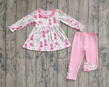 Load image into Gallery viewer, Baby Girls Pink Boots Cactus Tunic Legging Pants Western Set

