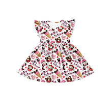 Load image into Gallery viewer, Baby Girls Birthday knee length dresses
