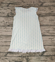 Load image into Gallery viewer, Baby Girls Bib Sleeveless Crabs Knee Length Dresses
