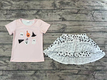 Load image into Gallery viewer, Baby Girls Halloween Pumpkin Top Skirts Clothes Sets
