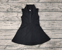 Load image into Gallery viewer, Baby Girls Black Athletic Active Wear Knee Length Dresses
