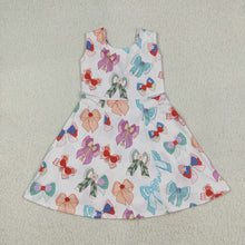 Load image into Gallery viewer, Sibling Baby Girls Bows Leopard Active Yoga Athletic Dresses
