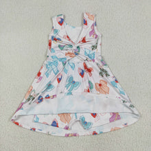 Load image into Gallery viewer, Sibling Baby Girls Bows Leopard Active Yoga Athletic Dresses
