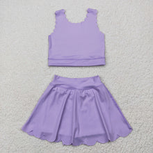 Load image into Gallery viewer, Sibling Baby Girls Shirts Skirt Shorts Bottom Yoga Active Clothes Sets
