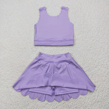Load image into Gallery viewer, Sibling Baby Girls Shirts Skirt Shorts Bottom Yoga Active Clothes Sets
