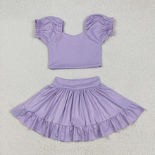 Load image into Gallery viewer, Sibling Baby Girls Shirts Skirt Shorts Bottom Yoga Active Clothes Sets
