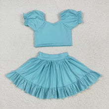 Load image into Gallery viewer, Sibling Baby Girls Shirts Skirt Shorts Bottom Yoga Active Clothes Sets
