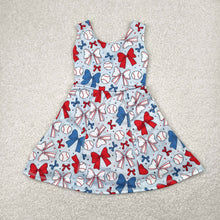 Load image into Gallery viewer, Sibling Baby Girls Bows Leopard Active Yoga Athletic Dresses
