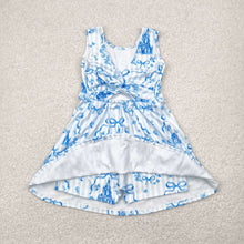 Load image into Gallery viewer, Sibling Baby Girls Bows Leopard Active Yoga Athletic Dresses
