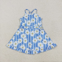 Load image into Gallery viewer, Sibling Baby Girls Straps Sports Wear Yoga Athletic Knee Length Dresses
