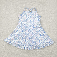 Load image into Gallery viewer, Sibling Baby Girls Straps Sports Wear Yoga Athletic Knee Length Dresses
