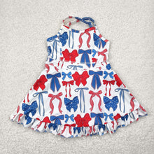 Load image into Gallery viewer, Sibling Baby Girls Straps Sports Wear Yoga Athletic Knee Length Dresses
