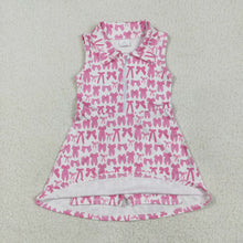 Load image into Gallery viewer, Sibling Baby Girls Colorful Bows Yoga Active Wear Skort Knee Length Dresses
