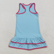Load image into Gallery viewer, Sibling Baby Girls Sleeveless Yoga Knee Length Dresses
