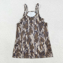 Load image into Gallery viewer, Mama And Me Strap Bottomland Camo Pockets Yoga Shorts Dresses
