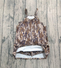 Load image into Gallery viewer, Baby Girls Strap Bottomland Camo Pockets Yoga Dresses
