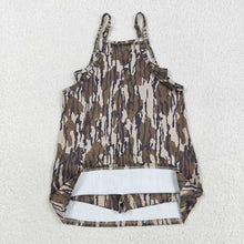 Load image into Gallery viewer, Baby Girls Strap Bottomland Camo Pockets Yoga Dresses
