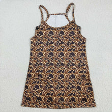 Load image into Gallery viewer, Adult Women Strap Brown Camo Pockets Yoga Active Shorts Dresses
