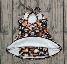 Load image into Gallery viewer, Baby Girls Strap Bows Footballs Shorts Team Yoga Active Knee Length Dress
