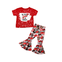 Load image into Gallery viewer, Baby girls halloween circle pants clothes sets
