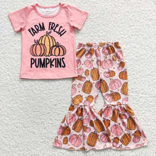 Load image into Gallery viewer, Sibling 6 colors Baby Girls Shirt Fall Bell Pants Outfits Sets
