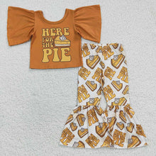 Load image into Gallery viewer, Sibling 6 colors Baby Girls Shirt Fall Bell Pants Outfits Sets
