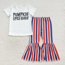 Load image into Gallery viewer, Sibling 6 colors Baby Girls Shirt Fall Bell Pants Outfits Sets
