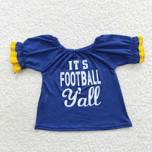 Load image into Gallery viewer, Sibling Baby Girls Team Sports Football Jersey Shirts Tops
