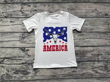 Load image into Gallery viewer, Baby Boys Cow 4th Of July Short Sleeve Tee Shirts Tops
