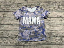 Load image into Gallery viewer, Adult Women Camo Mama Short Sleeve Tee Shirts Tops
