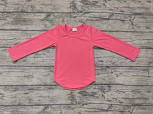 Load image into Gallery viewer, Baby Girls Coral Long Sleeve Tee Shirts Tops
