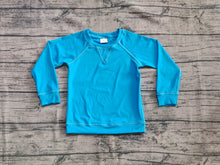 Load image into Gallery viewer, Baby Girls Hot Blue Long Sleeves Yoga Shirts Tops
