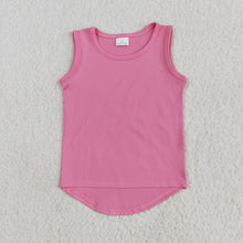 Load image into Gallery viewer, Sibling Baby Girls Sleeveless Colorful Yoga Vests Top

