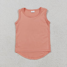 Load image into Gallery viewer, Sibling Baby Girls Sleeveless Colorful Yoga Vests Top
