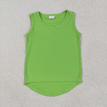 Load image into Gallery viewer, Baby Girls Green Sleeveless Vests Tops
