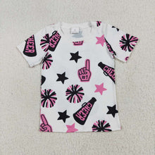 Load image into Gallery viewer, 8 Colors Sibling Baby Girls Cheer Team Tee Shirts Tops
