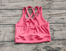 Load image into Gallery viewer, Baby Girls Peach Strap Yoga Vest Tops
