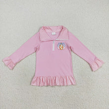 Load image into Gallery viewer, Sibling Embroidery Pumpkins Baby Girls Boys Zipper Fall Pullover Tops
