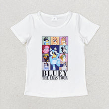 Load image into Gallery viewer, Baby Boys Blue Dog Short Sleeve Tee Shirts Tops
