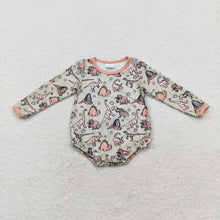 Load image into Gallery viewer, Baby Boys Hooded Long Sleeve Dinosaurs Sibling Rompers Tee Tops
