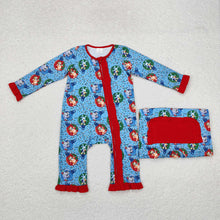 Load image into Gallery viewer, Sibling Boys Baby Girls Christmas Dogs Rompers Pajamas
