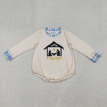 Load image into Gallery viewer, Baby Boys Christmas Jesus Nativity Bummies Rompers
