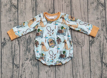 Load image into Gallery viewer, Baby Boys Dogs Ducks Hunting Rompers
