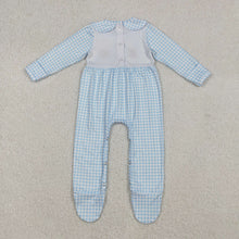 Load image into Gallery viewer, Embroidery Pumpkins Turkey Baby Infant Thanksgiving Fall Footed Rompers
