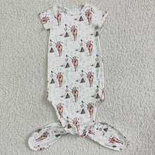 Load image into Gallery viewer, 17 Colors Baby Newborn Short Sleeve Sleepwear Gowns
