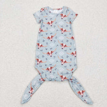Load image into Gallery viewer, 17 Colors Baby Newborn Short Sleeve Sleepwear Gowns
