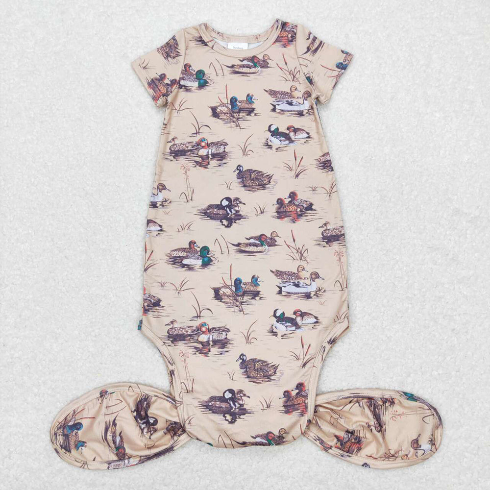17 Colors Baby Newborn Short Sleeve Sleepwear Gowns