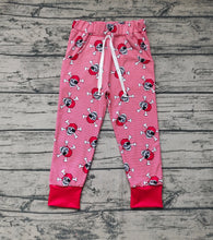 Load image into Gallery viewer, Baby Boys Halloween Red Stripes Skulls Pants
